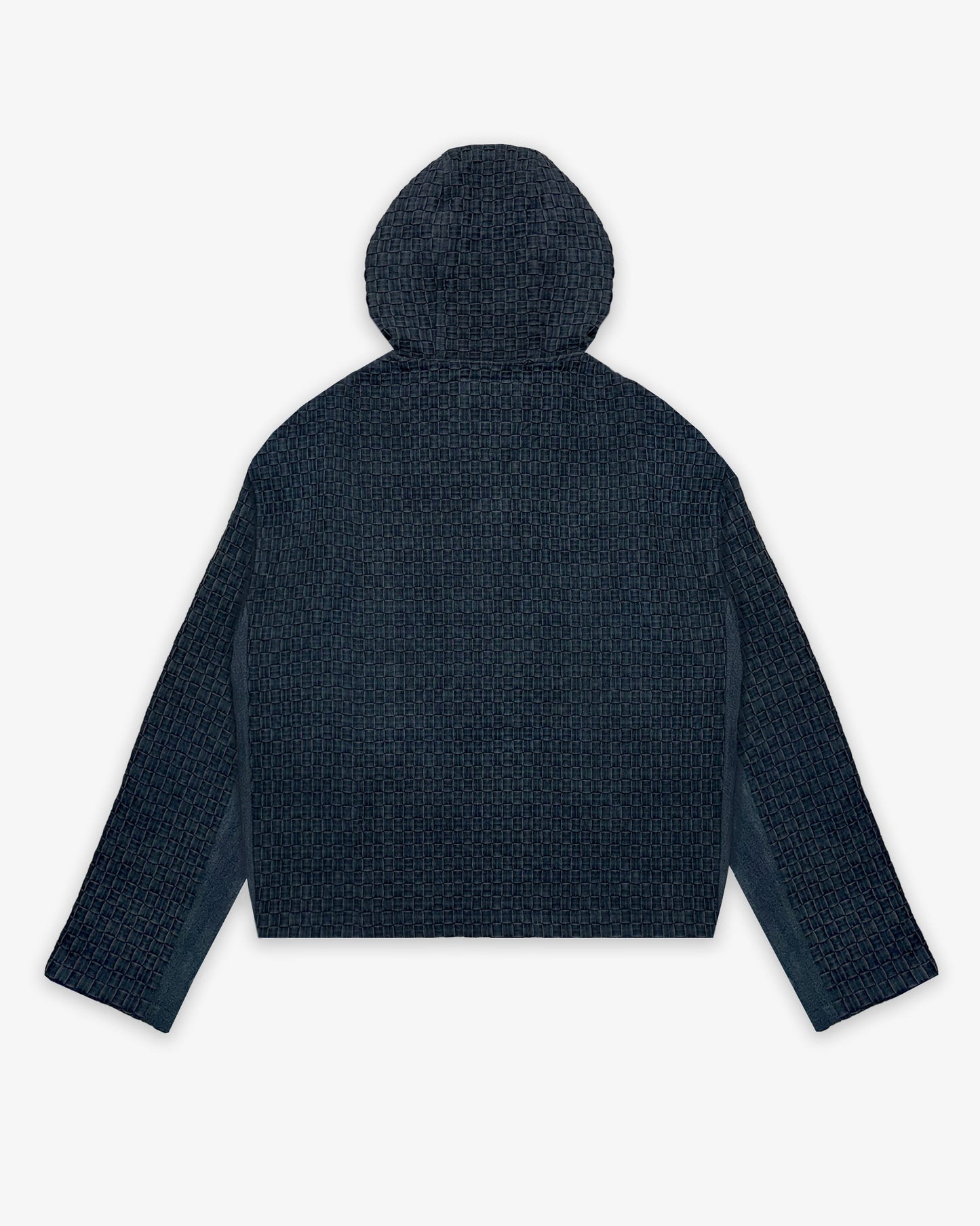 BRYDER Woven Clasp Jacket in Midnight — back product view