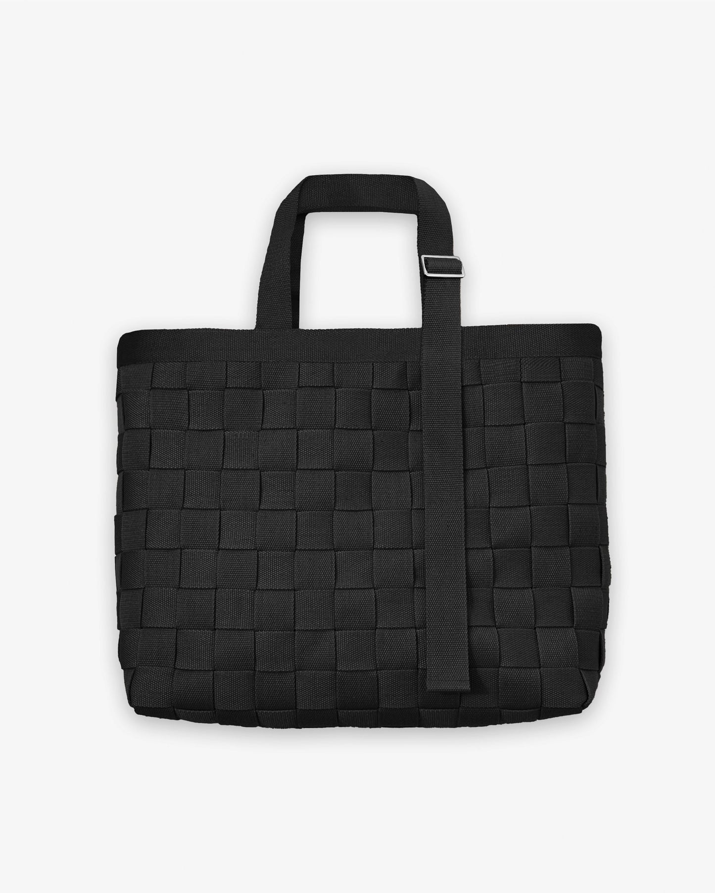 BRYDER Woven Tote in Vanta — product view