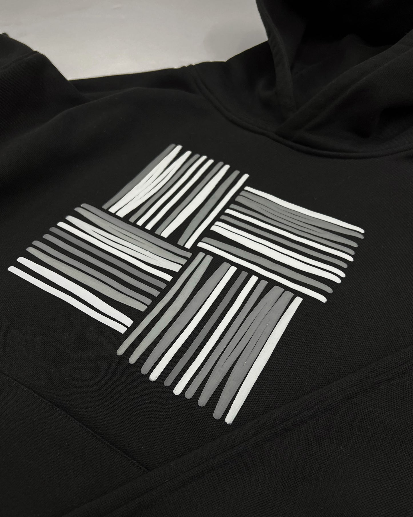 WOVEN LOGO HOODIE