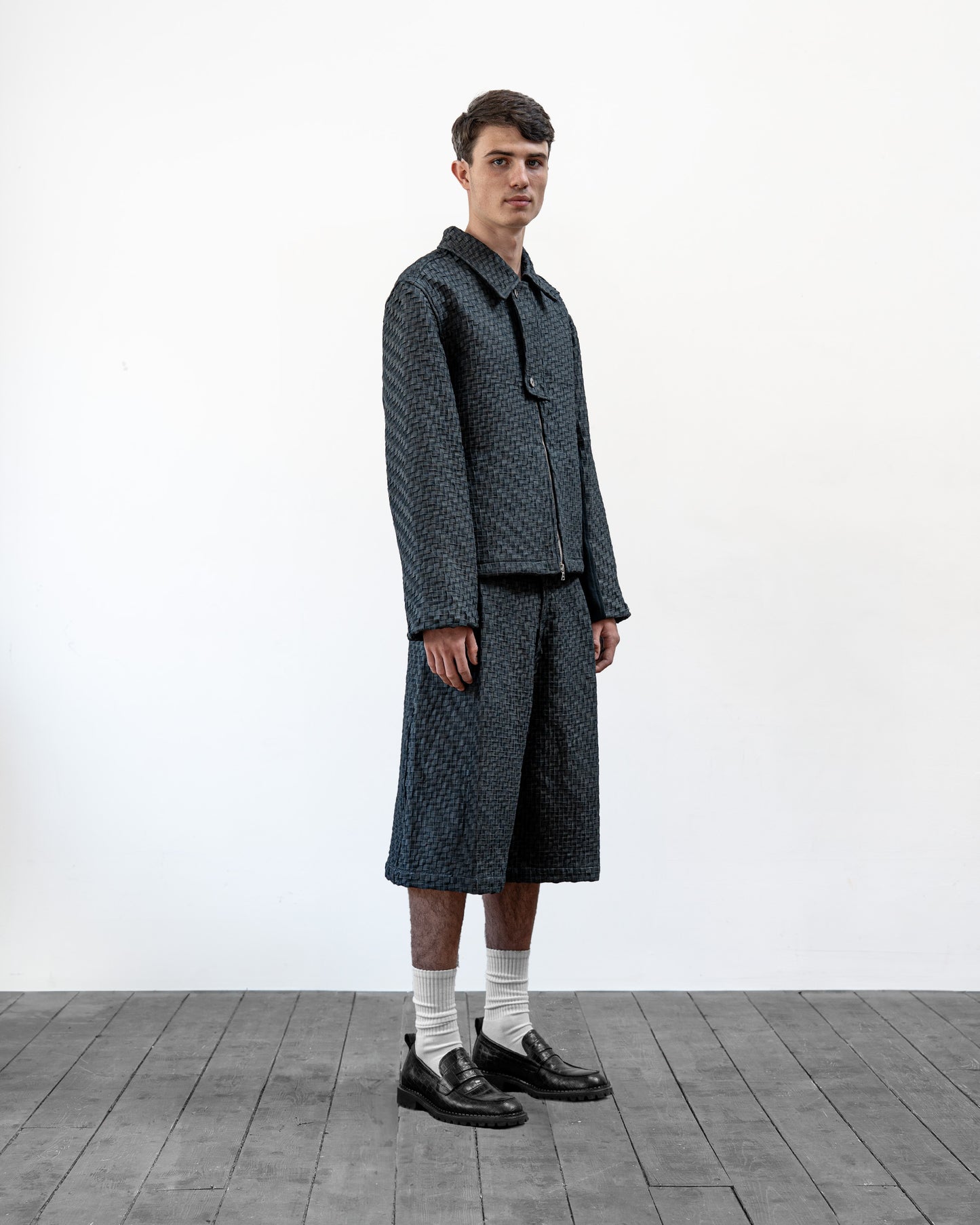 WOVEN WORK JACKET