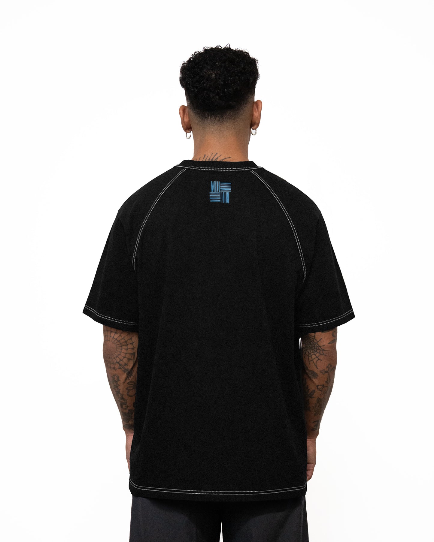 WOVEN LOGO TEE