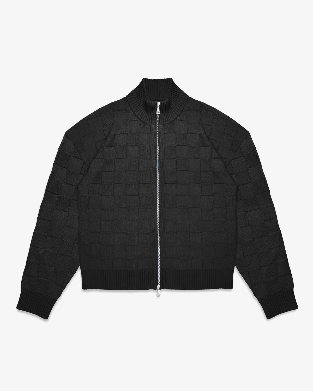 KNIT ZIP UP