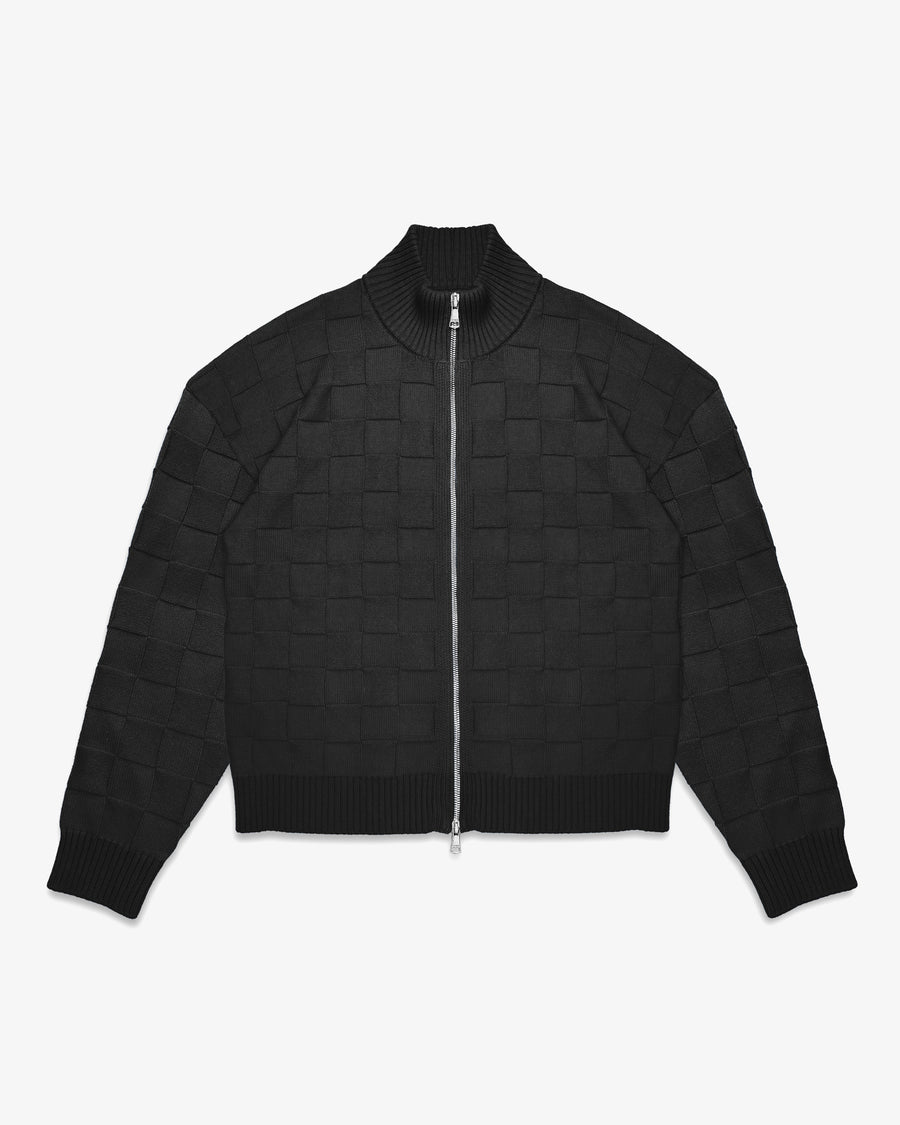 KNIT ZIP UP