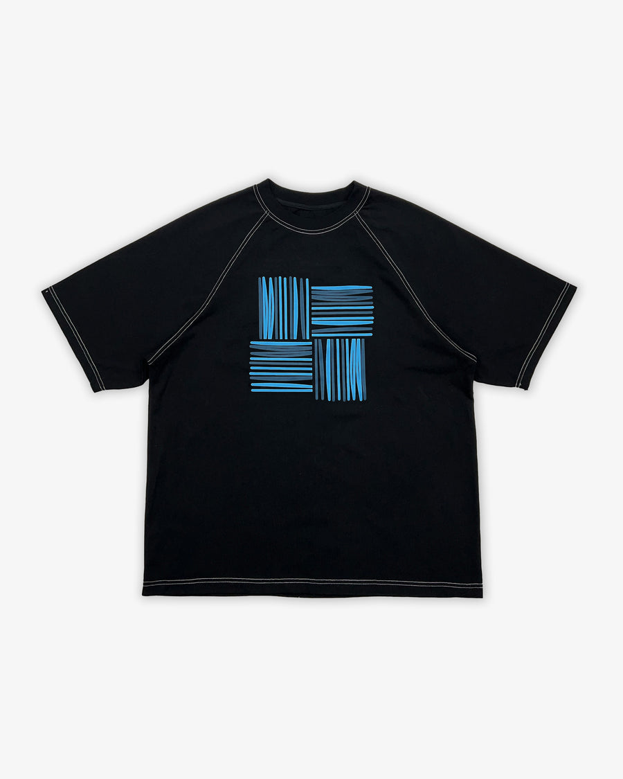 WOVEN LOGO TEE