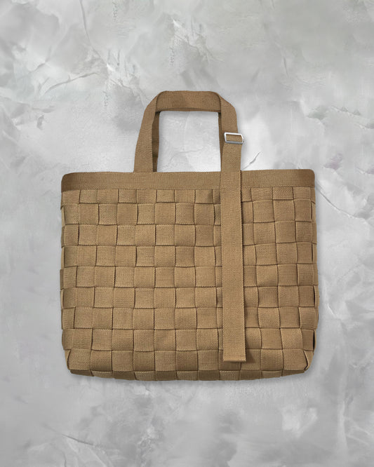 WOVEN TOTE [DUNE]