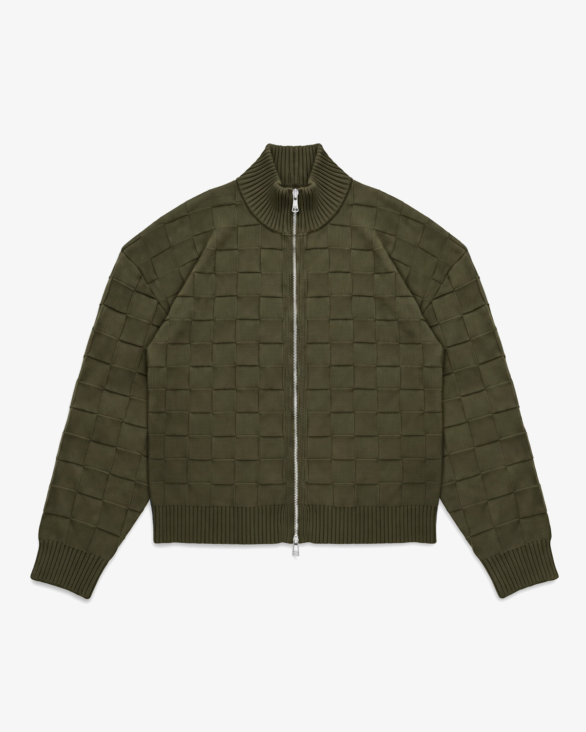 KNIT ZIP UP