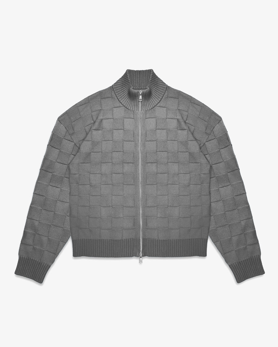 KNIT ZIP UP