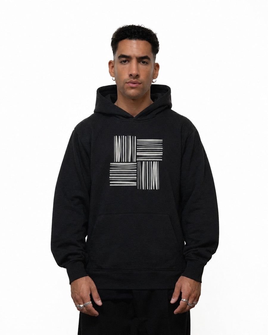 BRYDER Woven Logo Hoodie — front product view