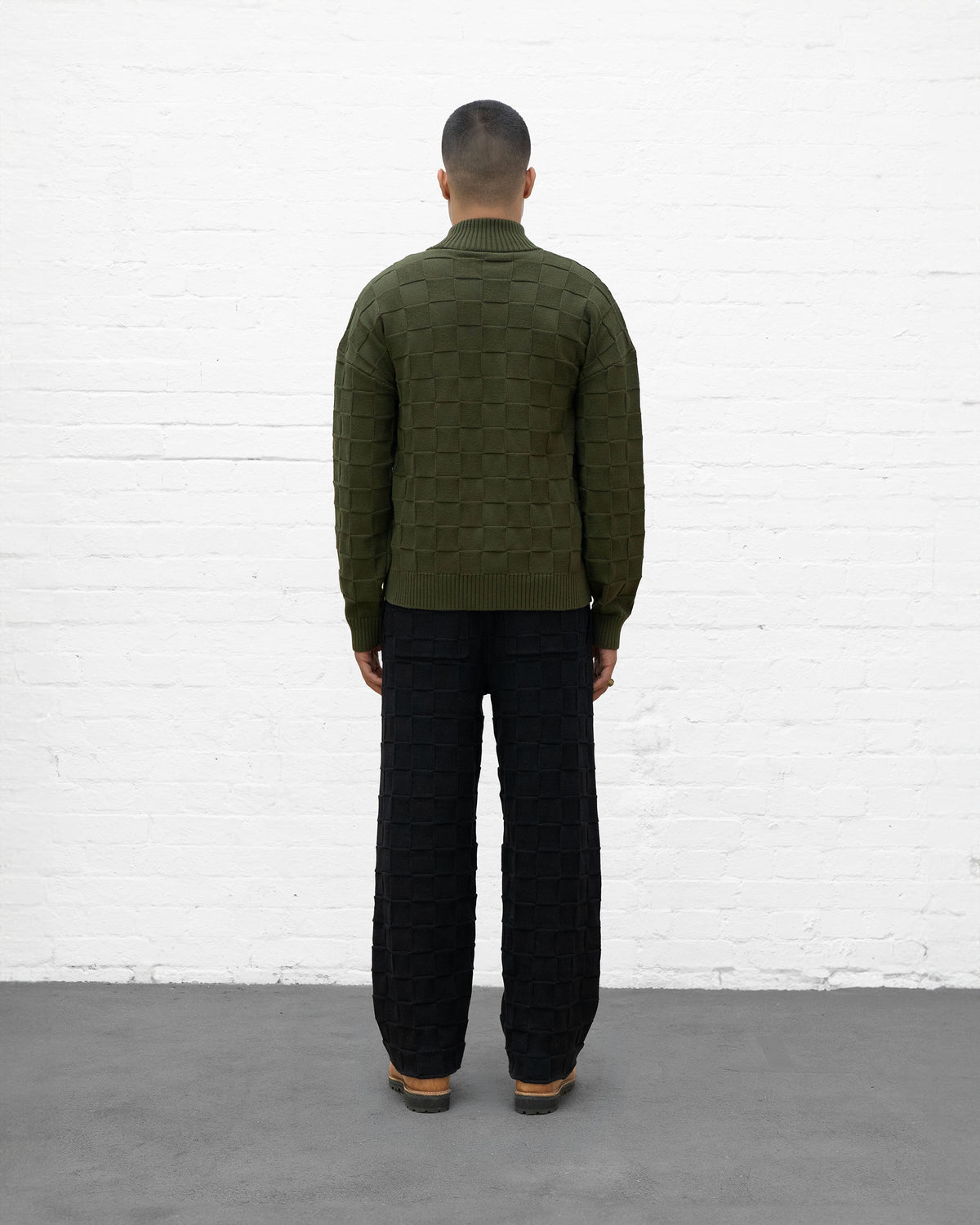 KNIT ZIP UP