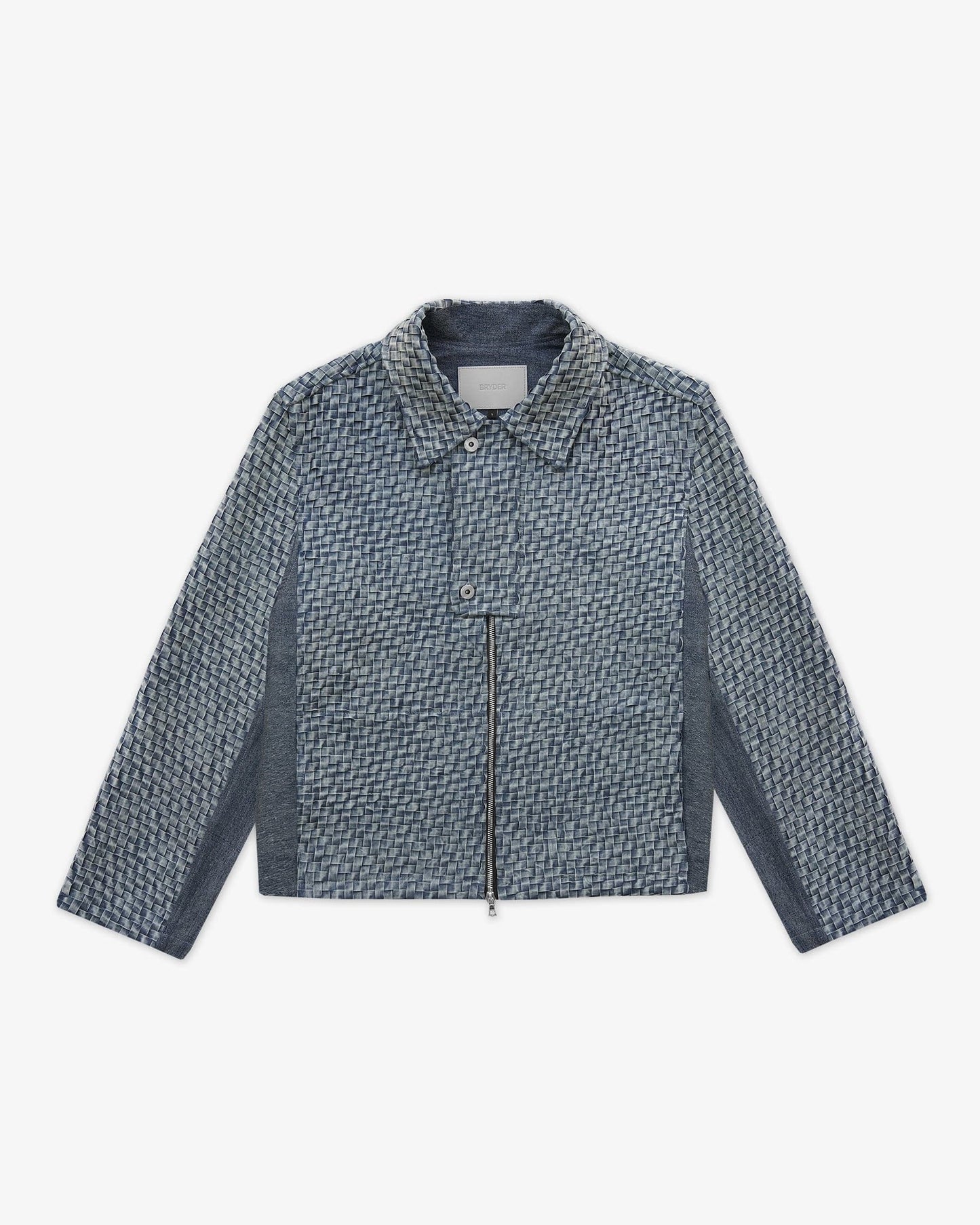 BRYDER Woven Work Jacket in Sand Wash — front product view