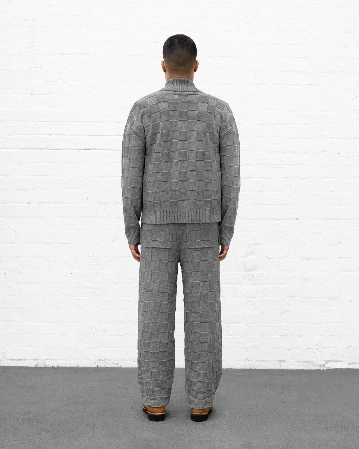 KNIT ZIP UP
