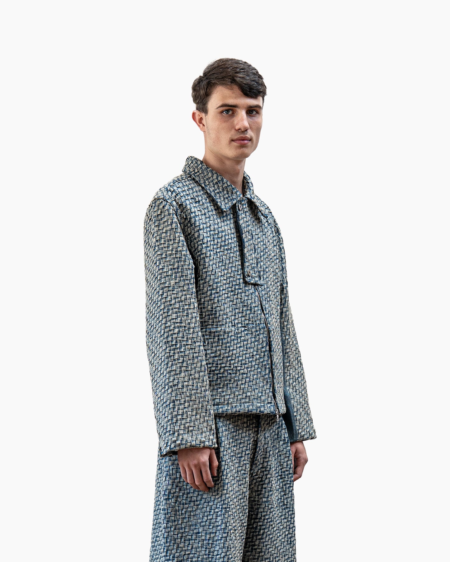 WOVEN WORK JACKET