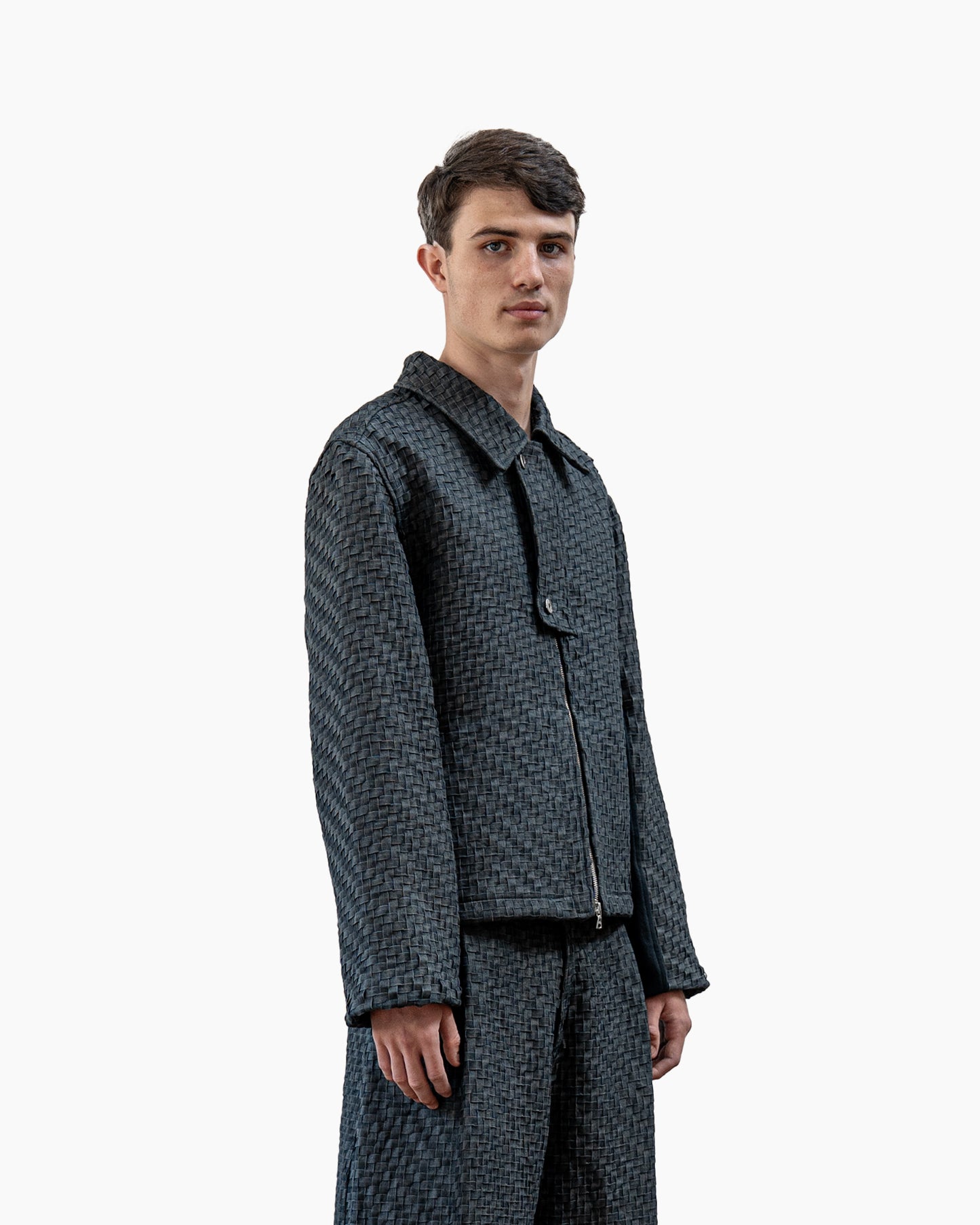 WOVEN WORK JACKET