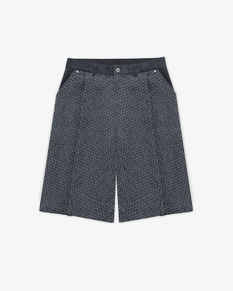 WOVEN PLEAT SHORTS
