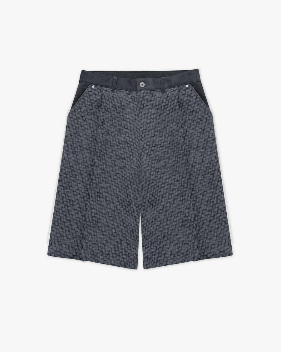 WOVEN PLEAT SHORTS