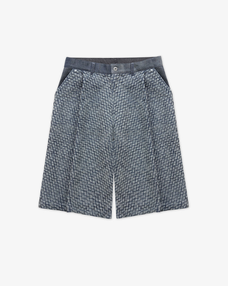 WOVEN PLEAT SHORTS