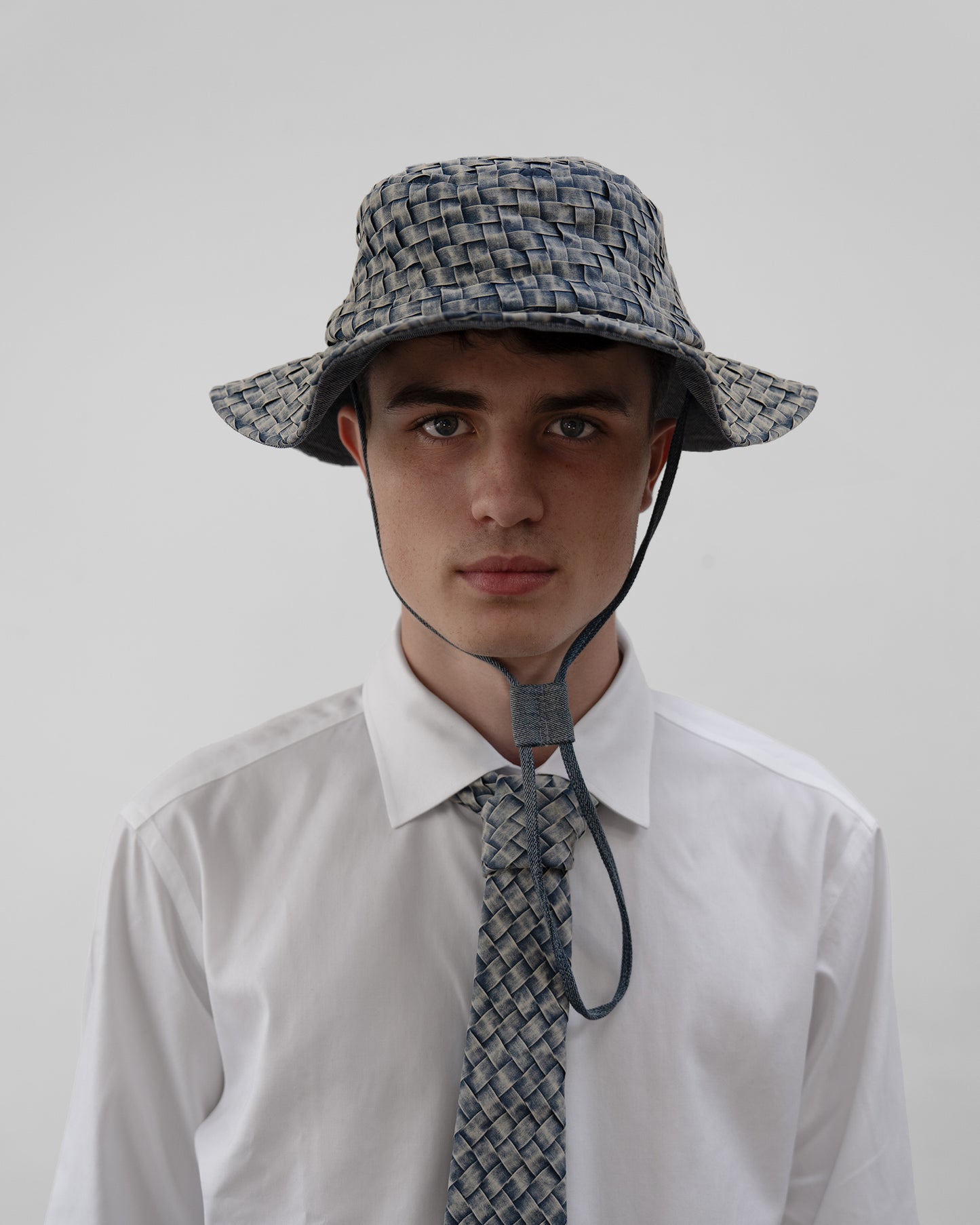 WOVEN DENIM SUN HAT V2